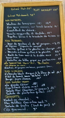 Carte et menu de Le Marin'Air à Le Grau du Roi — Exemple de menu