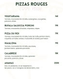 Menu Mona - Les pizzas rouges