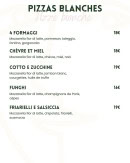 Menu Mona - Les pizzas blanches