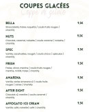 Menu Mona - Les coupes glacées page 2