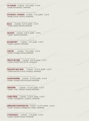 Menu La Pimienta - Les pizzas suite