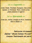 Menu Aime Restauration - La cagaranla et gourmande