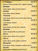 Menu Aime Restauration - Les pizzas suite