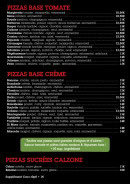 Menu La Casa di Mora - Les pizzas