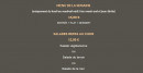 Carte et menu de Auberge les voutins à Mejannes les Ales — Menu de la semaine et salades repas
