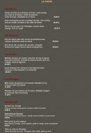 Carte et menu de Auberge les voutins à Mejannes les Ales — Entrées, poissons, viandes,....