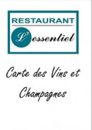 Menu L'Essentiel - Carte des vins et champagnes