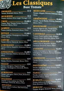 Carte et menu de Pizza Factory à Aramon — Les pizzas