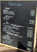 Carte et menu de Brasserie du coudoulie à Gallargues le Montueux — Carte du jour