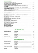 Carte et menu de Hôtel O'Banel à Gallargues le Montueux — Les vins rouges et champagnes