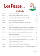 Carte et menu de La Storia importante à Gallargues le Montueux — Les pizzas ala tomate