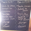 Carte et menu de Auberge du Bonheur à Saint-Sauveur-Camprieu — Le menu 16.90€, menu à 23€