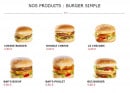 Menu Tacos Avenue - Les burgers simple