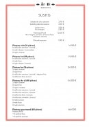 Menu Ăn Đi - Sushis