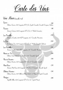 Menu Restaurant Lou Brigandas - Les vins page 2