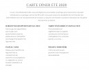 Carte et menu de Biofoodies Café à Toulouse — carte diner