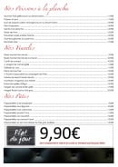 Menu Brasserie gramont - Les poissons, viandes,...