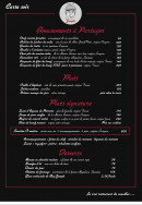 Menu Chez Joseph - A partager, plats signatures, ....