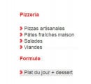 Menu Couleur d'Italie - Les informations sur le menu