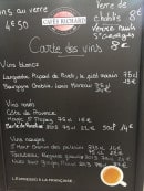 Carte et menu de L'écume gourmande à Toulouse — les vins