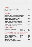 Menu L’Oncle Pom - Les vins suite