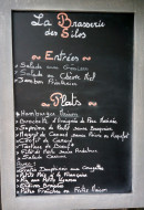 Menu La Brasserie Des Silos - Les entrées, plats