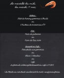 Menu La Criée Des Gourmands -  Le marché du midi
