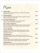Carte et menu de La Familia à Toulouse — Les pizzas