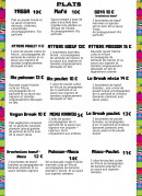 Menu Le break - Les plats