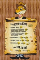 Menu Le Coyote Burgers - Les entrées