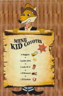 Menu Le Coyote Burgers - Le menu enfant
