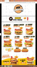 Menu Le Sud D'asie - Les sandwichs