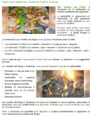 Carte et menu de Les jardins de pylpa à Toulouse — Les formules et autres informations