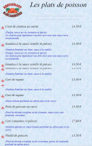 Carte et menu de Les Mascareignes Patrice à Toulouse — Les plats de poisson