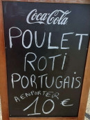Carte et menu de Ma Loge Portugaise à Toulouse — Poulet rôti à emporter 10€