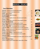 Menu Masala Palace - Les entrées