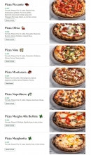 Menu Mazzolina - Les pizzas classiques page 2