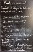 Carte et menu de Monsieur Cyclofood à Toulouse — Exemple de menu