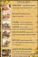 Menu Narai Thai - Salades