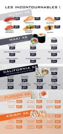 Carte et menu de Sushi Avenue à Toulouse — Les incontournables