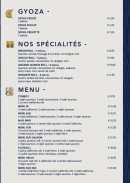 Carte et menu de Sushi Daily à Toulouse — Les gyoza, spécialités, ...