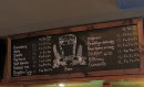 Menu The Thirsty Monk - Exemples des menus