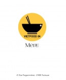 Carte et menu Viet Food 84