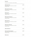 Carte et menu de Wok N Sushi à Toulouse — Les makis