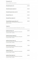 Carte et menu de Wok N Sushi à Toulouse — Les chirashis et sashimis
