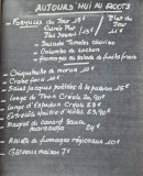 Menu Le Roots Resto - Exemple de menu