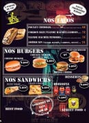 Menu Best Food - les tacos et burgers, sandwichs