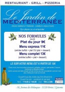 Carte et menu de Le Jardin De Méditerannée à Portet sur Garonne — Les menus