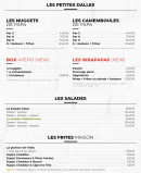 Menu Les Burgers de Papa - Les nuggets, camenboules et salades,...