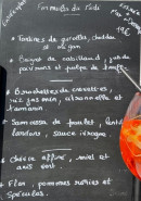 Carte et menu de Les 3 Zèbres à Quint Fonsegrives — Un exemple de menu